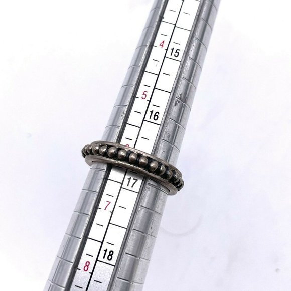 J con (?) Turquoise Gemstone Ring 950 Sterling Size 6 - Picture 7 of 7